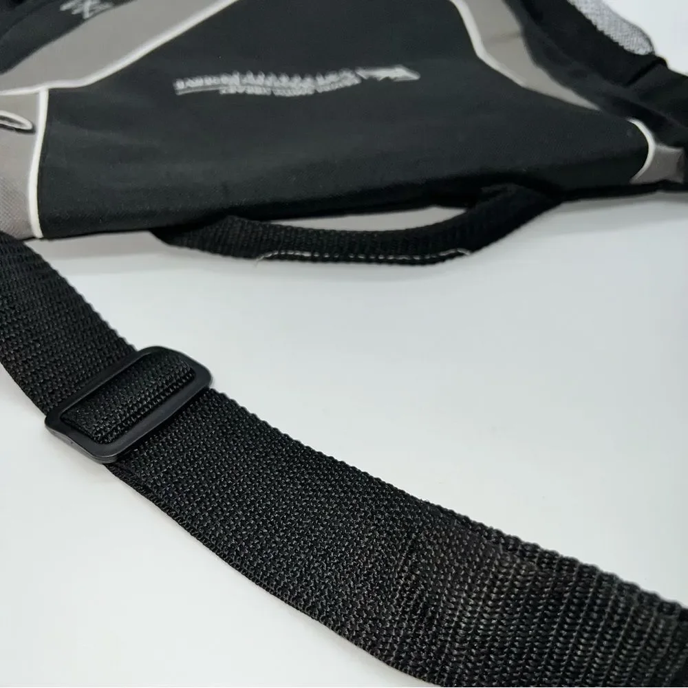 Leed's Lightweight Casual Messenger Bag w/Library Name on Front w/Adjust. Strap